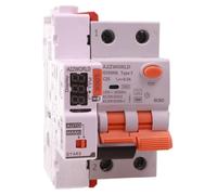 Disjoncteur différentiel RCBO, type F, 25A, C25, 300mA, 1P+N, 6kA, 3 modules, auto-rearmement