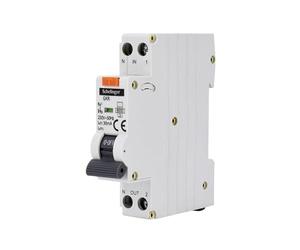 Disjoncteur différentiel SCHELINGER - 1P B 10A 30mA Type AC - Rail DIN - Protection électrique