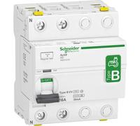 Disjoncteur différentiel Schneider Electric pour borne de recharge électrique iID, 2 pôles, 16 A, type B-EV, 30 mA A9Z51216
