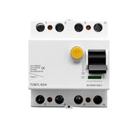 Disjoncteur différentiel sur rail DIN 2P 4P 40-63A 30-300mA | RCCB électromagnétique avec protection contre les courants résiduels de type AC/A/F/B(4P 400V AC 40A,F Type 100mA)