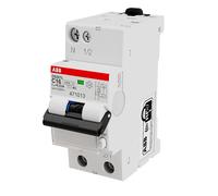 Disjoncteur différentiel Type AC 16A 30mA 4,5kA 1P+N DS201 ABB