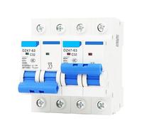 Disjoncteur Disjoncteur à verrouillage DZ47-63 2P 4P 32A 63A 220V Double alimentation(4p,63A)