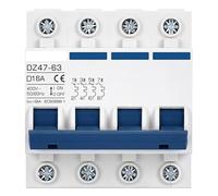 disjoncteur, Disjoncteur de moteur à courant alternatif courbe D 10 A ~ 125 A 400 V, interrupteur démarrage, machine, pompe eau industrielle(100a,1P)