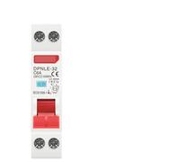 disjoncteur, Disjoncteur différentiel 18 mm 1P+N AC 230 V 50/60 Hz 6 kA avec protection contre les surintensités et fuites(20A)
