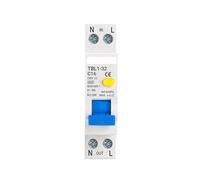 Disjoncteur Disjoncteur RCBO Mini 18 mm 1P+N 230 V 50/60 Hz 6 kA 30 mA 6 A-32 A(32A)