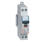 Disjoncteur DNX³ 4500 - vis/vis - U+N 230V~ 20A - 4,5kA - courbe C - 1 module
