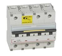 Legrand Disjoncteur LEXIC DX3 409363 - 4P 100 A Courbe C 400 V~ 6 modules