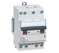 Disjoncteur DX³4500 6kA bornes à vis 4P 400V~ 32A courbe C - 3 modules