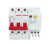 Disjoncteur DZ47SLE 3P Type C différentiel MCB RCBO 6KA 400AC 6A 10A 16A 20A 25A 32A 40A 50A 63A 1Pcs(6 Years)