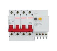 Disjoncteur DZ47SLE 4P Type C différentiel MCB RCBO 6KA 400AC 6A 10A 16A 20A 25A 32A 40A 50A 63A 1 pièce(25 V)