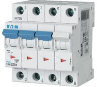 Disjoncteur Eaton 10 kA B 10 A/3 pôles + N 4TE Eaton PLSM-B10/3N-MW, 1 pièce.