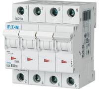 Disjoncteur Eaton 10 kA C 50 A/3 pôles + N 4TE Eaton PLSM-C50/3N-MW, 1 pièce.