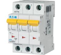 Disjoncteur Eaton LS 10 kA C 25 A/3 pôles 3 TE Eaton PLSM-C25/3-MW, 1 pièce.