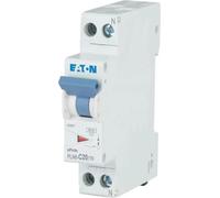 Disjoncteur Eaton LS 1P+N C20A 6 kA PLN6-C20/1N-DE, caractéristique C, 6 kA, 12 pièces.