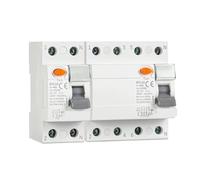 Disjoncteur électromagnétique à courant résiduel AC, 2P 4P 40A 63A RCD 30mA 100mA 300mA, disjoncteur différentiel