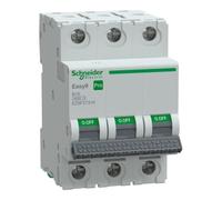 Disjoncteur EZ9F B 16A 3P 3M 6KA EASY9 EZ9F27316