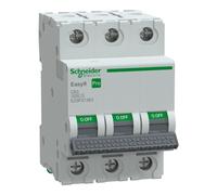 Disjoncteur EZ9F C 63A 3P 3M 6KA EASY9 EZ9F57363