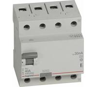 Disjoncteur FI RX3 40A 4 pôles 30mA type A - Protecteur de courant 4-cl 402075