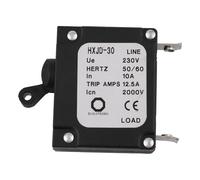 Disjoncteur générateur pour 168F/170F 2-3kW 10A Interrupteur d'alimentation avec boîtier en plastique Protection triphasée pour les groupes électrogènes de l'agriculture, de la pêche et de la