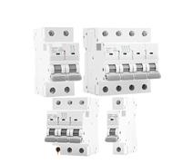 Disjoncteur GYM9H 10KA 1P 2P 3P 4P 6A 10A 16A 20A 25A 32A 40A 50A 63A 230V 400V(1 Pole C Curve,50A)