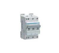 disjoncteur hager - 3 pôles + neutre - 25a - 6ka - courbe c - vis / vis