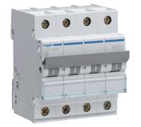 Disjoncteur Hager 4p 63a Protection électrique Triphasée Robuste - Hager