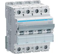 Disjoncteur HAGER NCN463, 4 pôles, C63A, 10 kA, 4 M