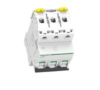 disjoncteur - ic60n - 3 pôles - 6a - courbe c - 6 ka - schneider electric a9f77306