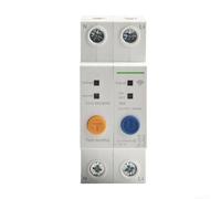 Disjoncteur Intelligent 2P 63A WiFi Rail DIN Protection Fuite(25A) | Protection fuite 30mA, auto-réinitialisation, surcharge, court-circuit, surtension, indicateur statut
