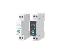 Disjoncteur intelligent avec mesure 1P 63A Rail DIN for maison intelligente commutateur de télécommande sans fil par application Smart Life(ZigBee Gateway,ZigBee 10A)