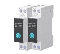 Disjoncteur Intelligent Avec Mesure Sur Rail DIN 1P 63A | For commutateur de télécommande sans fil Smart Home par application Smart life(ZIGBEE with metering)
