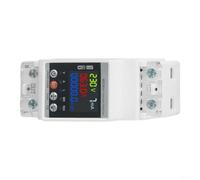 Disjoncteur intelligent de 63 A avec moniteur numérique à trois lignes pour application Tuya, configuration à distance sans fil, protection contre les surtensions, les sous-tensions, les fuites