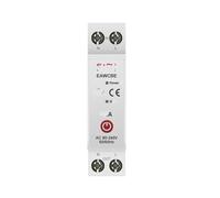 Disjoncteur intelligent EAWCBE 1P 63A Puissance Énergie kilowattheure Tension et courant Compteur Protecteur Télécommande vocale(6 Years)