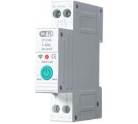 Disjoncteur intelligent Wi-Fi, compteur d'électricité connecté, disjoncteur monté sur rail DIN avec télécommande, 1P 63A