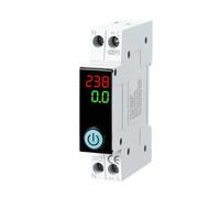 Disjoncteur intelligent WiFi 1P+N 63A Compteur d'énergie | Disjoncteur intelligent sur rail DIN avec télécommande, surveillance de l'énergie et minuterie(VA Protect with kWh)