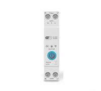 Disjoncteur intelligent WiFi 63 A avec surveillance de l'énergie, mesure de tension/courant/puissance et protection contre les surtensions/sous-tensions/surintensités, compatible avec TuyaApp (STM-M)