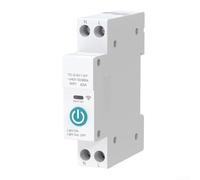 Disjoncteur Intelligent WiFi pour tuya 1P+N 10-63A Contrôle App(63A) | App pour tuya/Smart Life, contrôle total pour smartphone, compatible pour ios pour android, gestion énergie maison