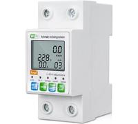 Disjoncteur intelligent Zigbee - Disjoncteur différentiel (RCD) - Réenclenchement automatique - Écran LCD - Compteur de courant et de tension