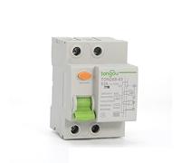 Disjoncteur,Interrupteur Différentiel 2P 4P 63 Type B 10KA RCCB DC RCD 230V 400V 30mA Disjoncteur à courant résiduel for Pile de charge véhicule électrique(2 Pole 300 mA,32A)