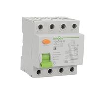 Disjoncteur,Interrupteur Différentiel Type 4P 63 AMP B 10ka DC RCD 230V 400V 3 courant résiduel 0MA for véhicule électrique Ev Pile de chargement(4 Pole 100 mA,32A)