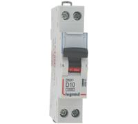 Disjoncteur - LEGRAND - DNX³ 4500 - 10A - 6KA - Courbe D - Unipolaire + Neutre