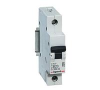 LEGRAND, RX3 419137 Disjoncteur magnétique thermique 20 A 1 pôle 6000 A 230/400 VAC 1TE