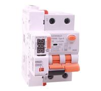Disjoncteur magnétothermique différentiel type B WIFI réarmement automatique C32A, RCBO courbe C 30 mA 0,03 A, application Tuya Smart Life, 1P+N 6kA, 3 modules DIN, contrôle à distance et