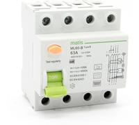 Disjoncteur Matismart FI de type B, sensible à tous les courants, 300 mA/40 A, 4 pôles, Intertek