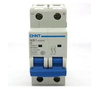 Disjoncteur MCB DC 500 V 2 pôles 60 A 6 KA NB1-63 for installation solaire photovoltaïque, 10 pièces