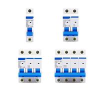 Disjoncteur MCB NXB-63 1P 2P 3P 4P AC 230/400V 1A-125A, Interrupteur D'air Domestique Miniature À Montage Sur Rail DIN(4P,4A)