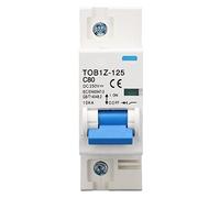 Disjoncteur Miniature 250V DC 1P 80A Din Rail Mount Protection Contre Les Surcharges à Domicile Interrupteur D'air pour Lignes de Distribution D'éclairage Résidentiel Système PV Solaire