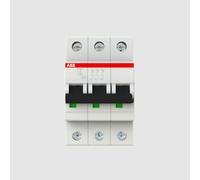 ABB Disjoncteur S203 3P 6 A C 6 kA montage sur rail 2CDS253001R0064