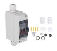 Disjoncteur Miniature Dc 2p Ip65 couvercle Transparent 32a 1000v pour court-Circuit de surcharge de Distribution d'énergie Rv Pv