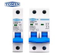 Disjoncteur miniature DC TOMZN 1P 2P 6KA 500V 3A 6A 10A 16A 20A 25A 32A 40A 50A 63A Connexion en Y